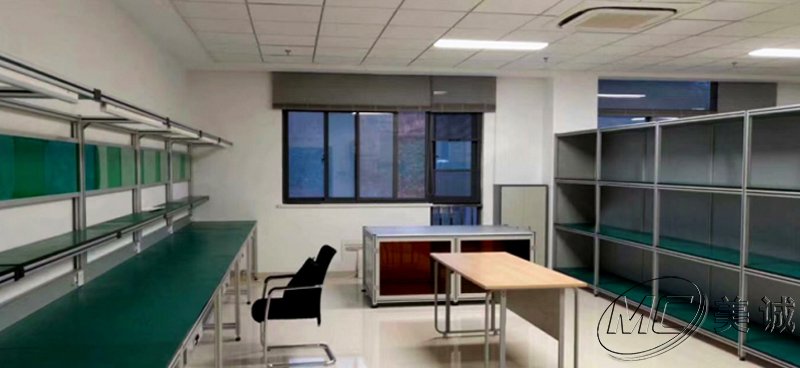 美誠鋁業(yè)鋁型材框架項目——生產(chǎn)線防靜電操作