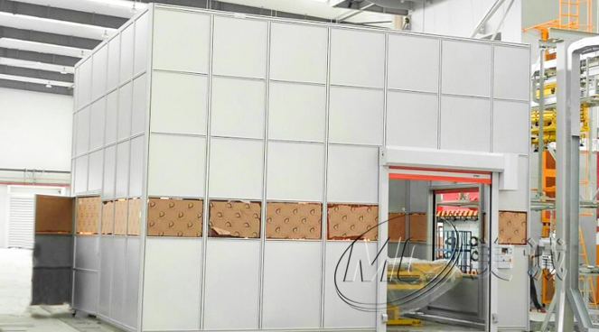 美誠鋁業(yè)鋁型材框架項目——激光防護房